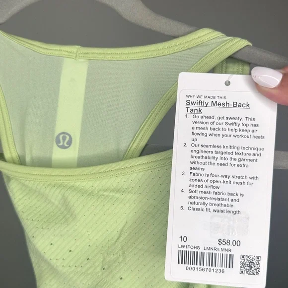 Lululemon Swiftly mesh-back Tank - Picture 4 of 4